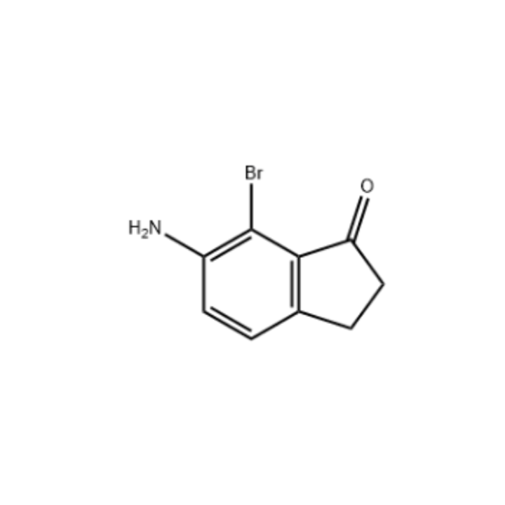 6-amino-7-bromo-2,3-dihydro-1H-inden-1-one